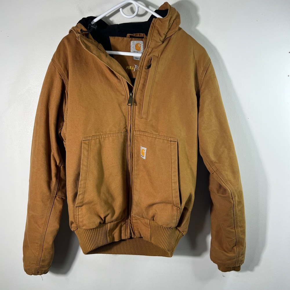 Boys Youth Carhartt Full Swing Canvas Jacket Carhartt Rust S Reg 103371 211 Hood